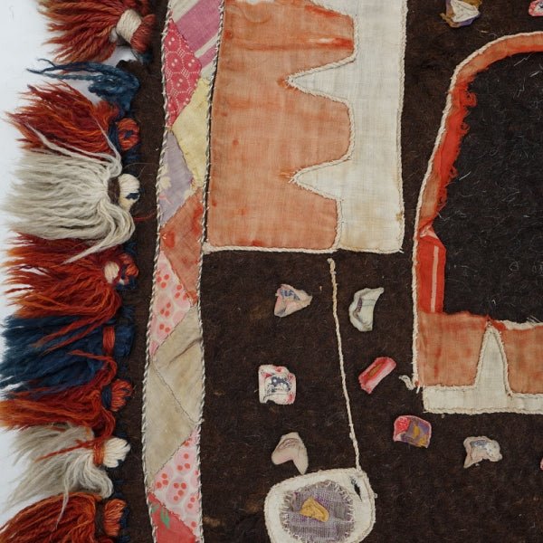 Felt and Applique Bag - Turcoman, NE Persia